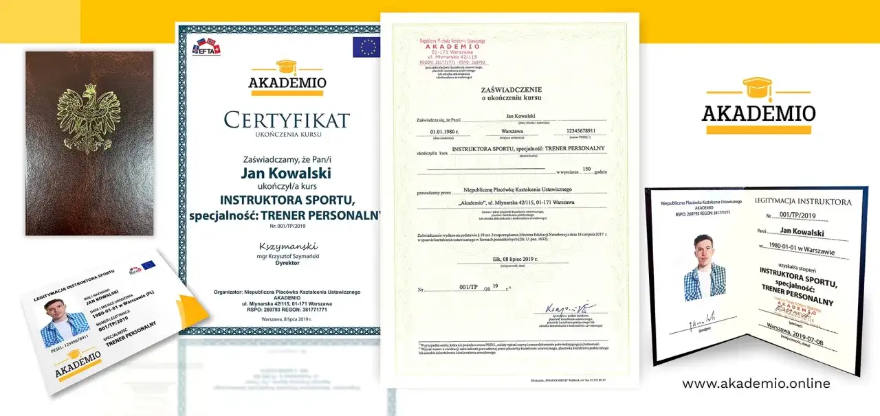 Instruktor pływania certyfikat
